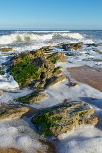 photo of rocks at Washington Oaks Beach, Washington Oaks Gardens State Park, FL