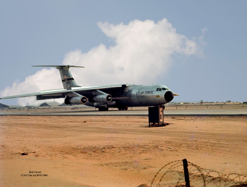 photo of C141 at Chu Lai RVN, 1966